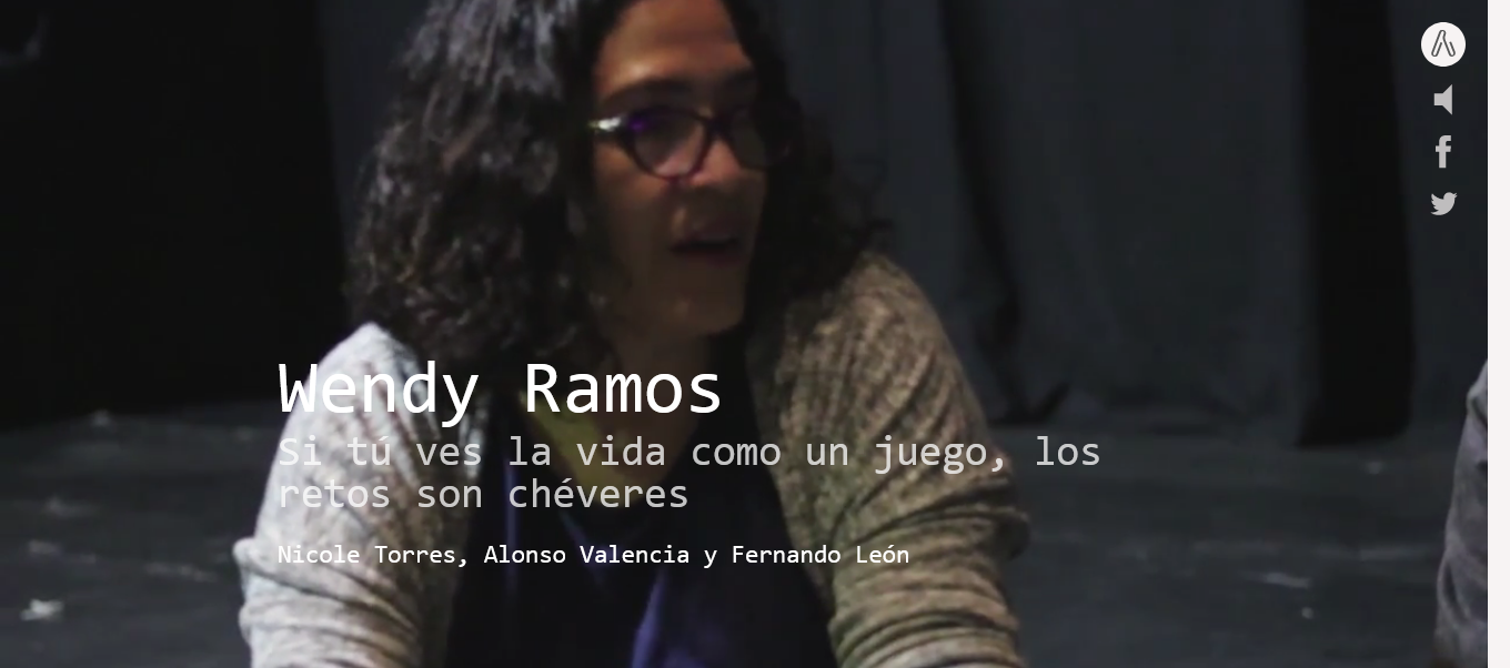 Wendy Ramos: "Si tú ves la vida como un juego, los retos son chéveres"